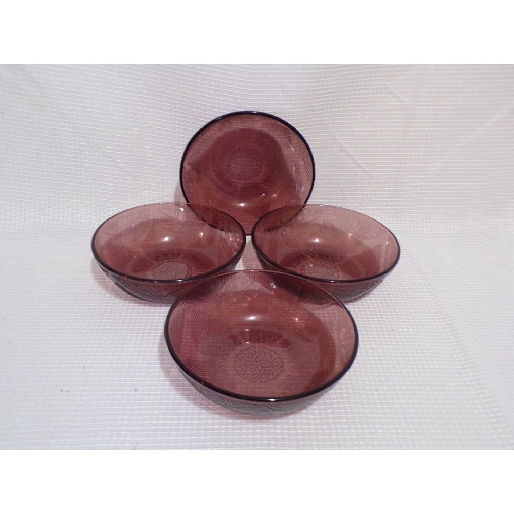 Fortecrisa Mexico Purple Amethyst Bowls Set of 4